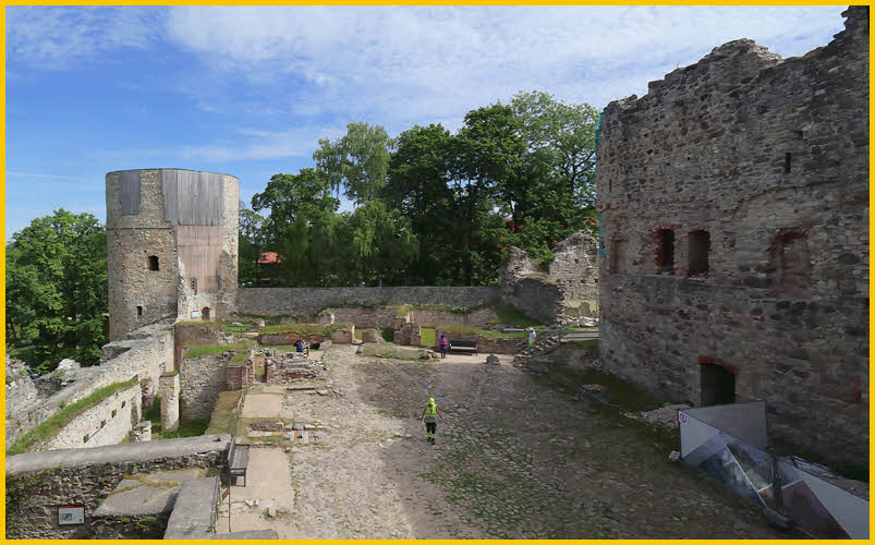 Courtyard and <BR>Tall Herman's Tower Ruins